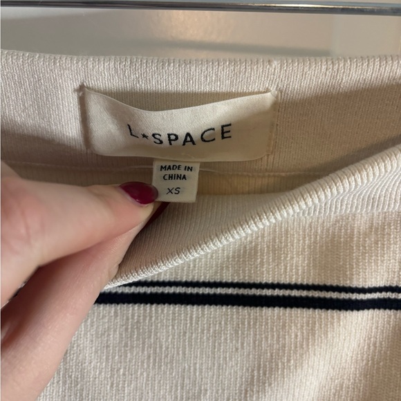 L*space Amalfi Skirt in Mykonos Stripe size xs NWOT - Picture 4 of 5
